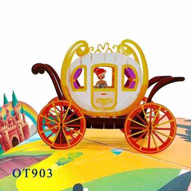 Carriage Pop Up Card