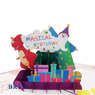 Magical Birthday Pop Up Card