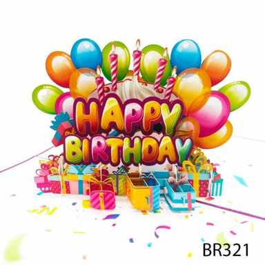 Happy Birthday Pop Up Card
