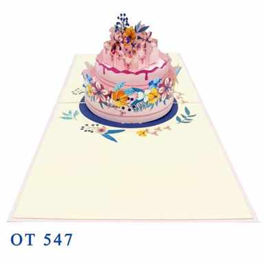 Birthday Cake Pop Up Card