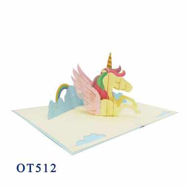 Unicorn Pop Up Card