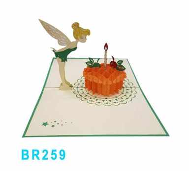 Birthday Tinkerbell Pop Up Card