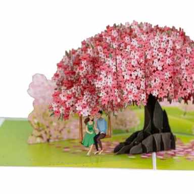 Cherry Blossom Pop-Up Card