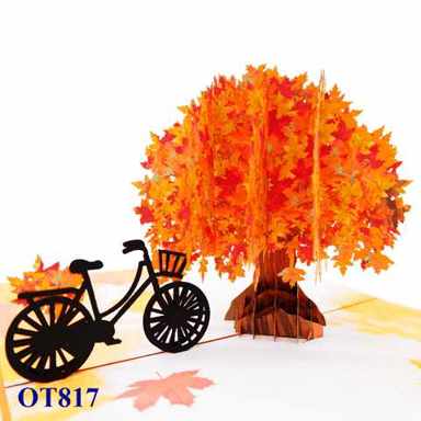 Autumn Tree & Bicycle — photo 1