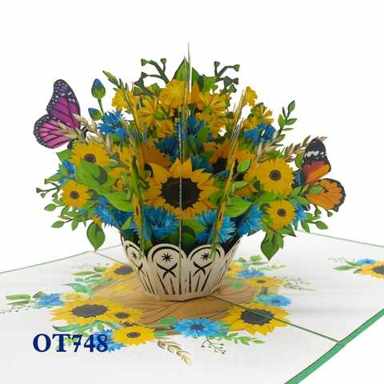 Sunflowers Basket — photo 1