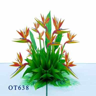 Bird Of Paradise Flowers  Greeting Card — photo 1