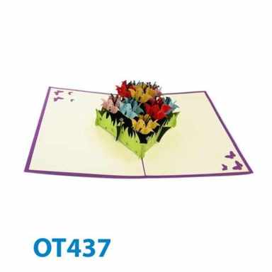 Flowers Garden Pop Up Card