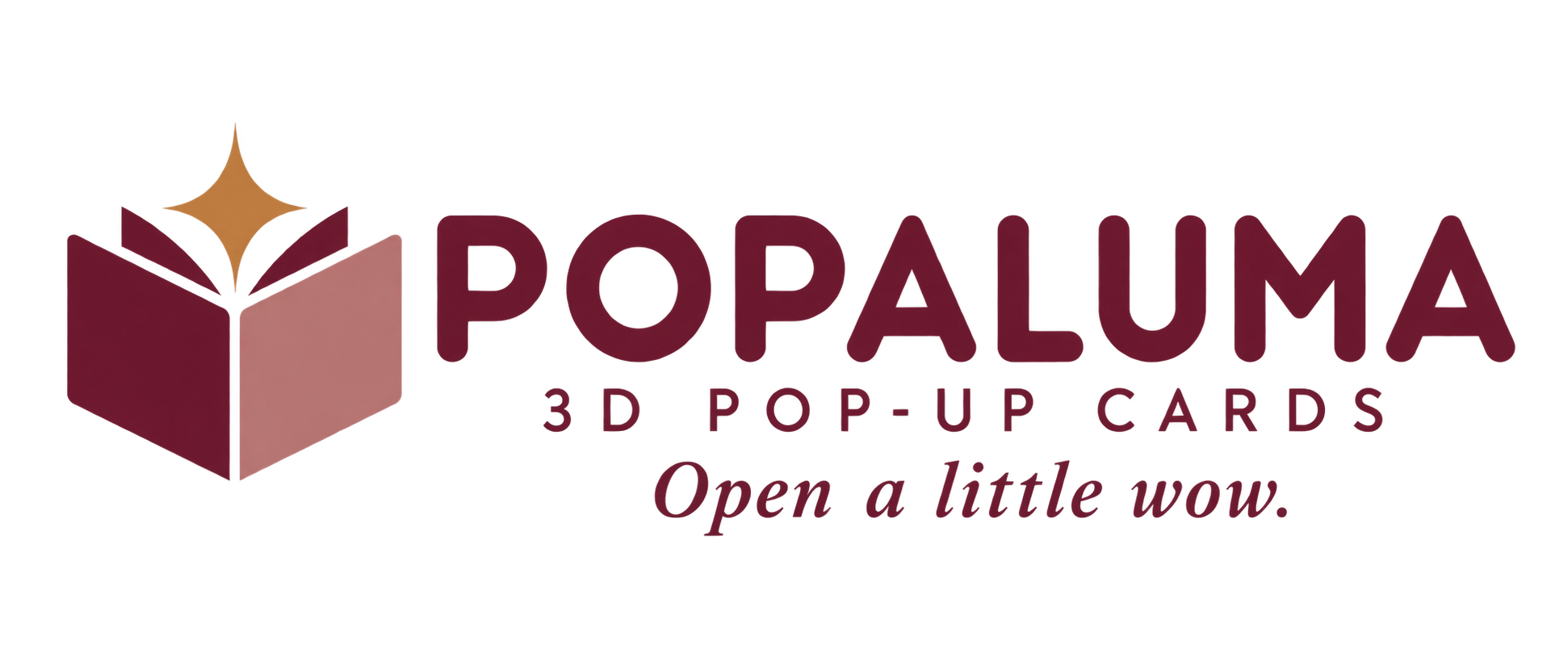 POPALUMA — 3D Pop-Up Cards. Open a little wow.